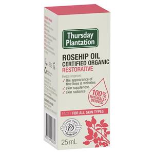 Thursday Plantation Certified Organic Rosehip Oil 25ml