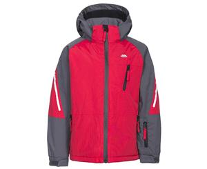 Trespass Boys Debunk Touch Fastening Ski Jacket (Red) - TP4501