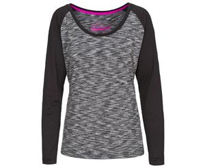 Trespass Womens/Ladies Miso Long Sleeve Active Top (Grey Marl) - TP3636