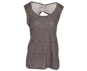 Trespass Womens/Ladies Ono Adventure Sleeveless Vest Top With Round Neck (Herb Print) - TP2972