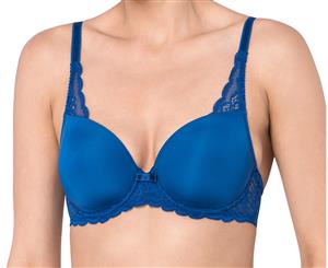 Triumph Amourette Spotlight Balconette Bra - Blue Sapphire