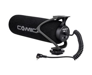V30LITEB COMICA Condenser Shotgun Lite Mic Camera Plug-In Power CONDENSER SHOTGUN LITE MIC