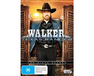 Walker Texas Ranger The Sixth Season 6 DVD Region 4