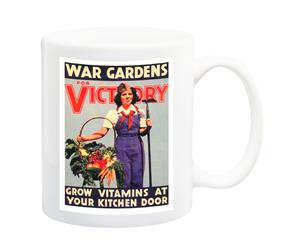 War Gardens For Victory Mug - 11 Fluid Oz