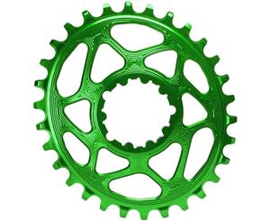 absoluteBLACK Oval SRAM GXP D/M N/W Traction Chainring Green 34T