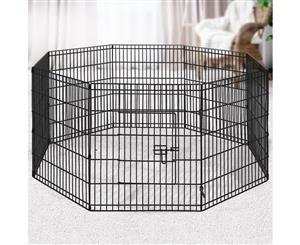 i.Pet 2X 30" 8 Panel Pet Dog Playpen Puppy Exercise Cage Fence Play Pen