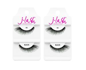 2 Pack Charming False Eyelashes Extension - Design 2