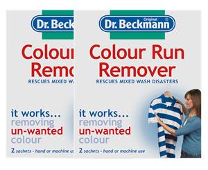 2 x Dr. Beckmann Colour Run Remover 65mL 2pk