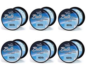 6 Spools of 60lb Jarvis Walker Mono Fishing Line-190m Spools-Green-Bulk 6 Pack