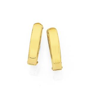 9ct Gold Polished Huggie Earrings