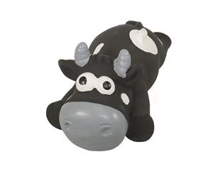 AB Tools Latex Flat Cow Dog Toy With Squeak 12cm/8"