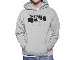 Alain Prost McLaren MP45 Autodromo Nazionale Monza Men's Hooded Sweatshirt - Heather Grey