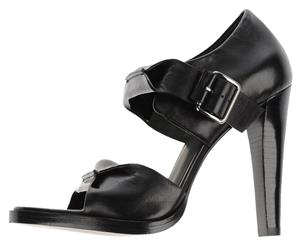 Alexander Wang Women's Open Toe Buckle Heel - Black