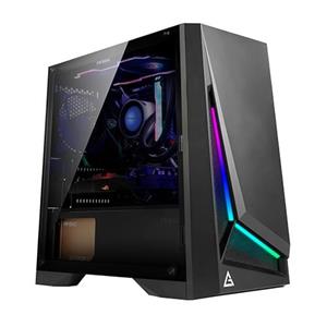 Antec The Dapper Dark Phantom - DP301M (CAA-DP301M) ARGB Tempered Glass Compact Micro-ATX Case