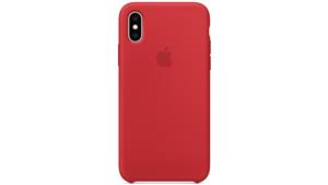 Apple iPhone XS Silicone Case - Red