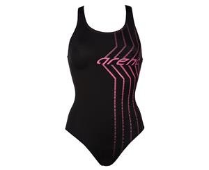 Arena Women's Osterland One-Piece Swimsuit - Black/Freesia Rose