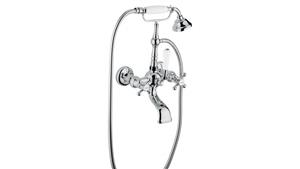 Armando Vicario Provincial Wall Mounted Bath Filler - Chrome