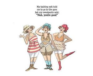 Art Impressions Vintage Cling Rubber Stamp 7In.X4in. Bathing Suit Set