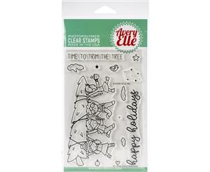 Avery Elle - Clear Stamp Set 4 inch X6 inch - Christmas Kids