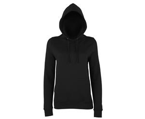 Awdis Just Hoods Womens/Ladies Girlie College Pullover Hoodie (Jet Black) - RW3481