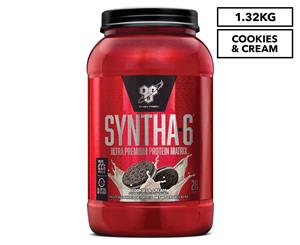 BSN SYNTHA-6 Lean Muscle Protein Powder Cookies & Cream 1.32kg