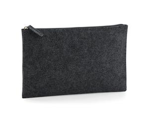 Bagbase Felt Accessory Pouch (Charcoal Melange) - RW7100