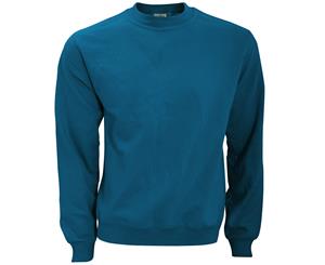 B&C Mens Crew Neck Sweatshirt Top (Light Blue) - BC1297