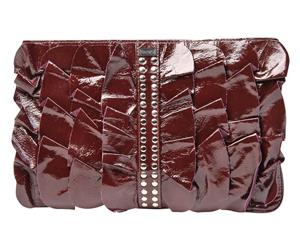 Be&D Leather Clutch - Maroon