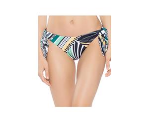 Becca by Rebecca Virtue Womens Printed Reversible Swim Bottom Separates