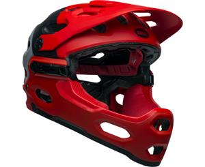 Bell Super 3R MIPS Bike Helmet Matte Crimson/Black