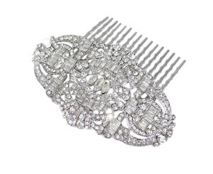 Bella Krystal - Women's Liliana Great Gatsby Inspired Crystal Hair Comb