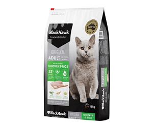 Black Hawk Holistic Cat Food Chicken & Rice 15kg Holistic Australian Made