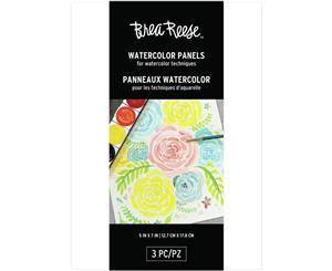 Brea Reese Watercolour Panels 5 inch X7 inch 3 pack White