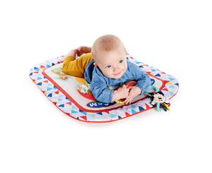 Bright Starts Mickey Mouse Camping Friends Baby Infant Tummy Prop Mat w/Toys 0m+