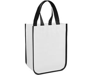 Bullet Acolla Small Laminated Shopper Tote (Pack Of 2) (White) - PF2573