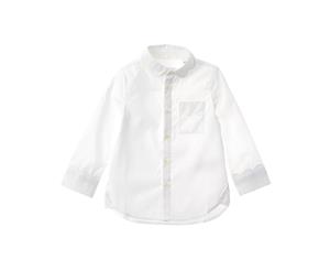 Burberry Scalloped Detail Stretch Woven Shirt