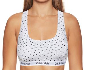 Calvin Klein Women's Unlined Carousel Bralette - Hearts Affire/Blue Noir