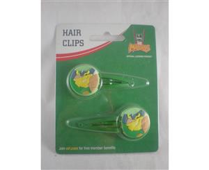 Canberra Raiders NRL Team Mascot Hair Clips