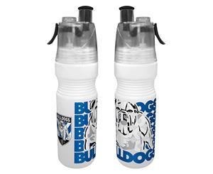 Canterbury Bulldogs NRL Misting Drink Bottle & Water Mister