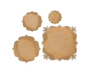 Cheery Lynn Designs - B889 Vintage Bracket Shape - 4 Piece Die Set