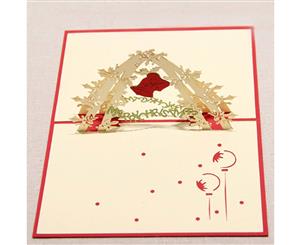 Christmas Bell Pop Up Greeting Card