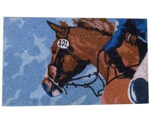 Coir Door Mat Farm Stables Horse &quotJumping Spirit"