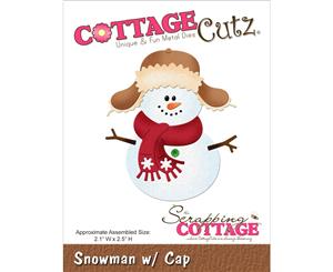 CottageCutz Die-Snowman W/Cap 2.1&quotX2.5"