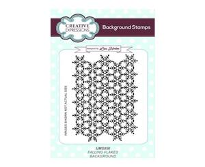 Creative Expressions - Background Stamp - Falling Flakes A6