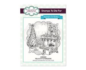 Creative Expressions - Felicity's Fireside Pre Cut Stamp