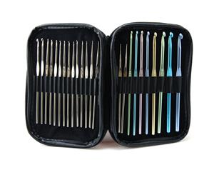 Crochet Hook Master Kit 24pc Set Steel 0.75 - 3.5mm 3.25 - 6.50mm