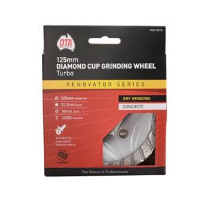 DTA 125mm Renovator Series Turbo Diamond Cup Grinding Wheel