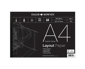 Daler Rowney Series A Layout Pad 45gm A4 80s (Pad)