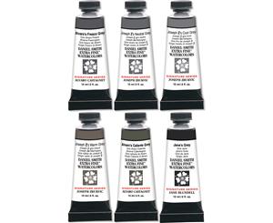 Daniel Smith Watercolours - Signature Series Set of Greys - 6 x 15ml tubes