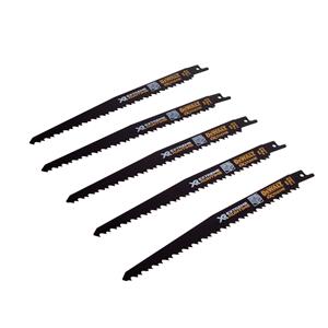 DeWALT 230mm 4/6 TPI BiM Reciprocating Saw Blade - 5 Pack